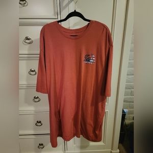 Men's Orange IZOD Saltwater t-shirt 4XL